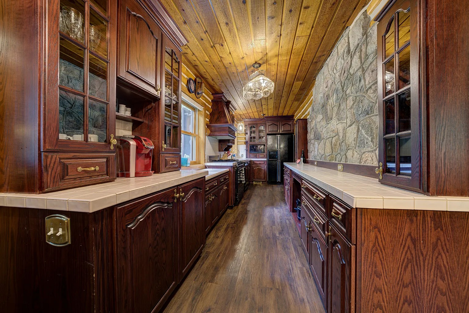 Riverfront lodge on the Boardman River in Williamsburg Michigan