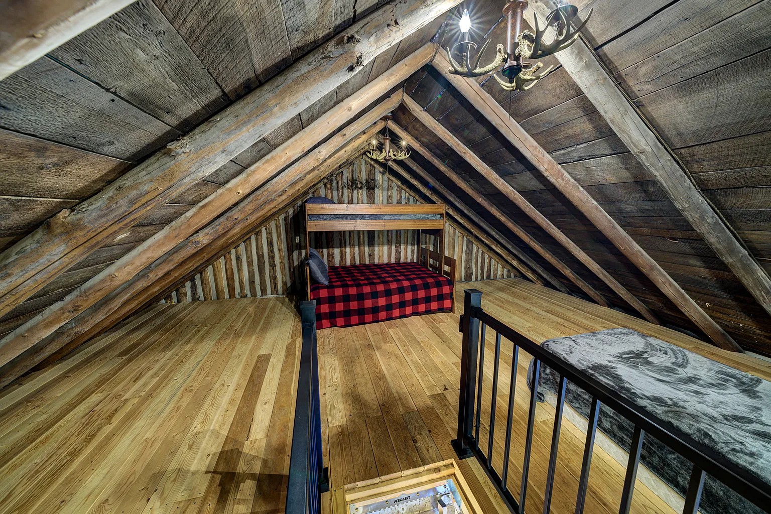 Riverfront lodge on the Boardman River in Williamsburg Michigan